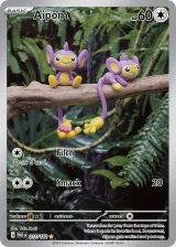 Aipom 211/182 Illustration Rare from Paradox Rift