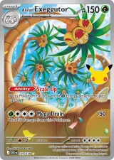 Alolan Exeggutor 129/128 Illustration Rare from 30th Celebration