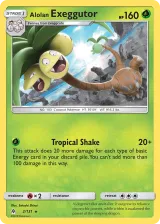 Alolan Exeggutor 2/131 Rare from Forbidden Light