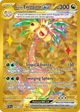 Alolan Exeggutor ex 248/191 Hyper Rare from Surging Sparks