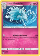 Alolan Ninetales 145/236 Rare Holo from Cosmic Eclipse