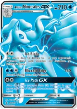 Alolan Ninetales-GX 132/145 Ultra Rare from Guardians Rising