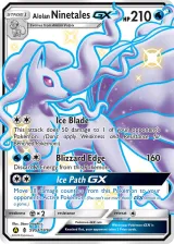 Alolan Ninetales-GX SV53/SV94 Shiny Rare GX from Hidden Fates