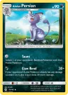 Alolan Persian 79/149 Uncommon from Sun & Moon Base