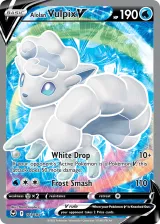Alolan Vulpix V 173/195 Ultra Rare from Silver Tempest