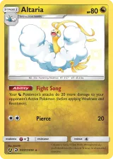 Altaria SV37/SV94 Shiny Rare from Hidden Fates