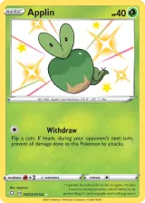 Applin SV012/SV122 Shiny Rare from Shining Fates