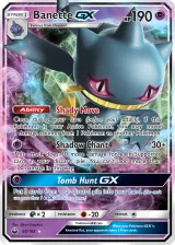 Banette-GX 66/168 Rare Holo GX from Celestial Storm