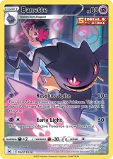 Banette TG07/TG30 Trainer Gallery Rare Holo from Lost Origin