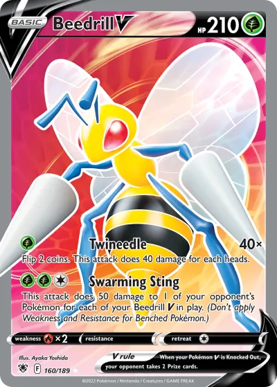 Beedrill V 160/189 Ultra Rare from Astral Radiance