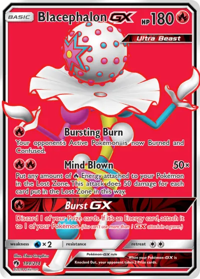 Blacephalon-GX 199/214 Ultra Rare from Lost Thunder
