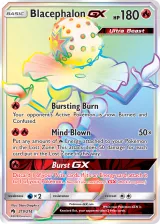 Blacephalon-GX 219/214 Rainbow Rare from Lost Thunder