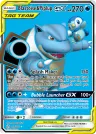 Blastoise & Piplup-GX 214/236 Ultra Rare from Cosmic Eclipse