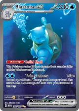 Blastoise ex 200/165 Special Illustration Rare from 151