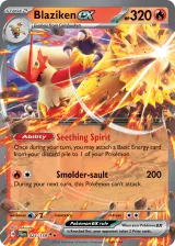 Blaziken ex 024/159 Double Rare from Journey Together