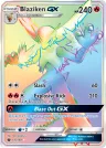 Blaziken-GX 170/168 Rainbow Rare from Celestial Storm