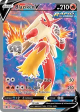Blaziken V 161/198 Ultra Rare from Chilling Reign