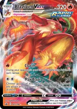 Blaziken VMAX 021/198 Rare Holo VMAX from Chilling Reign