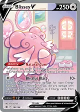 Blissey V 183/198 Ultra Rare from Chilling Reign