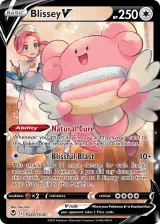 Blissey V TG22/TG30 Rare Holo V from Silver Tempest