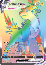 Boltund VMAX 267/264 Rainbow Rare from Fusion Strike