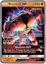 Buzzwole-GX 57/111 Rare Holo GX from Crimson Invasion