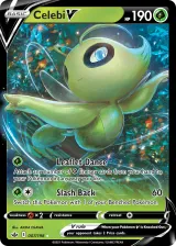 Celebi V 007/198 Rare Holo V from Chilling Reign