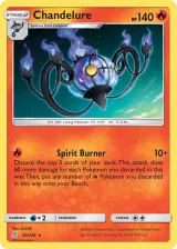 Chandelure 30/236 Rare Holo from Unified Minds