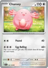 Chansey 144/198 Common from Scarlet & Violet Base