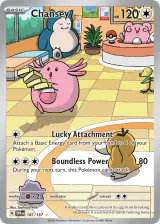 Chansey 187/167 Illustration Rare from Twilight Masquerade