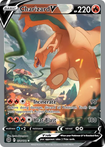 Charizard V 154/172 Ultra Rare from Brilliant Stars