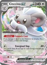 Cinccino ex 073/086 Double Rare from Chaos Rising