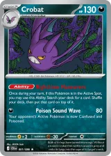 Crobat 051/086 Rare from Chaos Rising