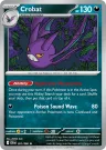 Crobat 051/086 Rare from Chaos Rising