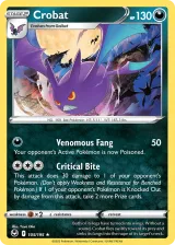 Crobat 105/195 Rare Holo from Silver Tempest
