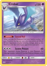 Crobat 66/214 Rare Holo from Unbroken Bonds