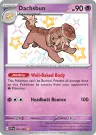 Dachsbun 161/091 Shiny Rare from Paldean Fates