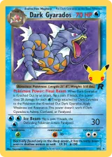Dark Gyarados 8/25 Classic Collection from Celebrations