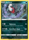 Darkrai 120/196 Rare Holo from Lost Origin