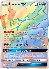 Darkrai-GX 158/147 Rainbow Rare from Burning Shadows