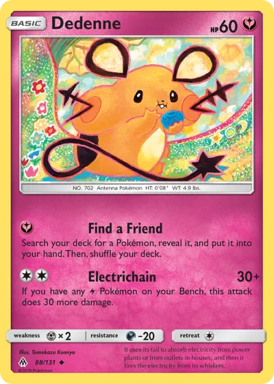 Dedenne 88/131 Uncommon from Forbidden Light