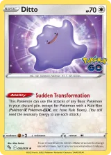 Ditto 053/078 Rare Holo from Pokémon GO