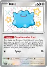 Ditto 201/091 Shiny Rare from Paldean Fates