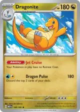 Dragonite 149/165 Rare from 151