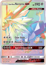 Dusk Mane Necrozma-GX 163/156 Rainbow Rare from Ultra Prism