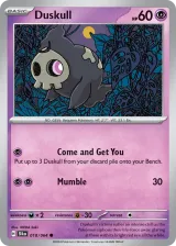 Duskull 018/064 Common from Shrouded Fable