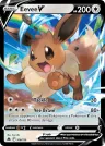 Eevee V 108/159 Rare Holo V from Crown Zenith