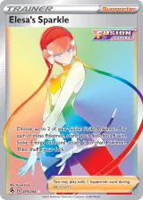 Elesa's Sparkle 275/264 Rainbow Rare from Fusion Strike