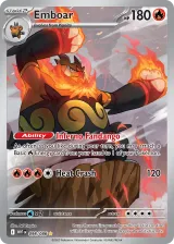 Emboar 098/086 Illustration Rare from White Flare
