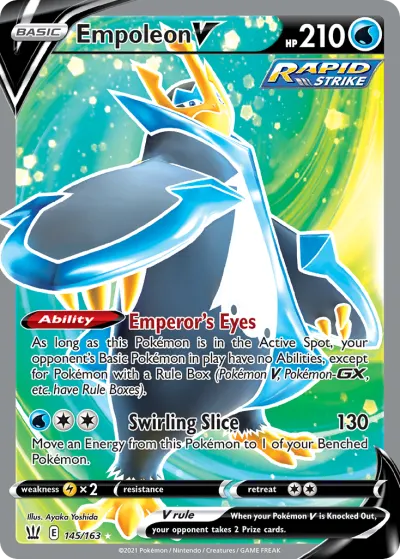 Empoleon V 145/163 Ultra Rare from Battle Styles